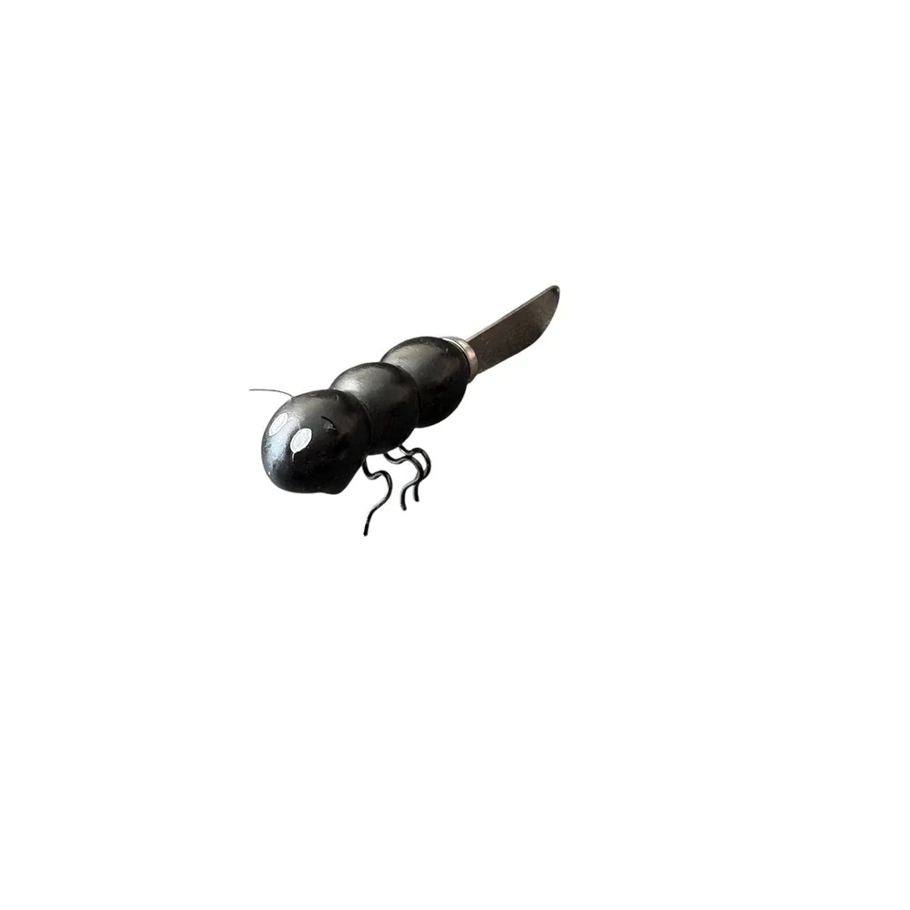 Boston Warehouse Ant Spreader Knife Black Bug Insect Cheese Butter Utensil